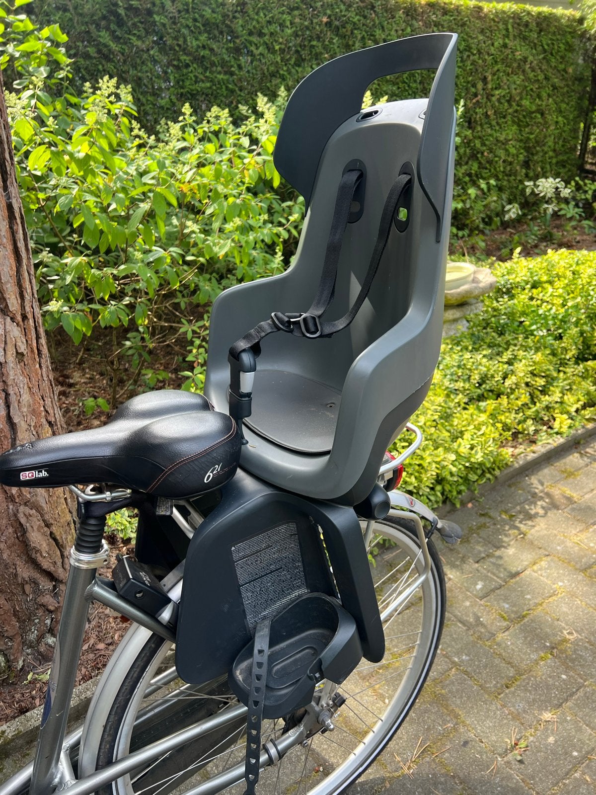 Bobike GO Maxi Achterzitje - Bagagedragermontage, Ophalen, Achterzitje, 9 t/m 18 kg, Gebruikt