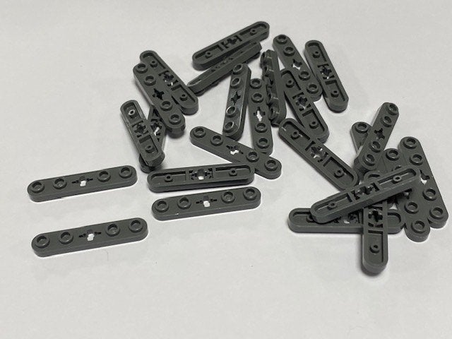 Partij 25x nieuwe Lego Technic 1x5 platen, diverse kleuren, Overige thema's, Lego, Nieuw, Ophalen of Verzenden