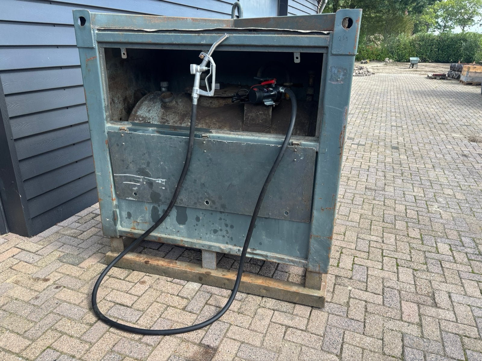Dieseltank 995 Liter, Ophalen