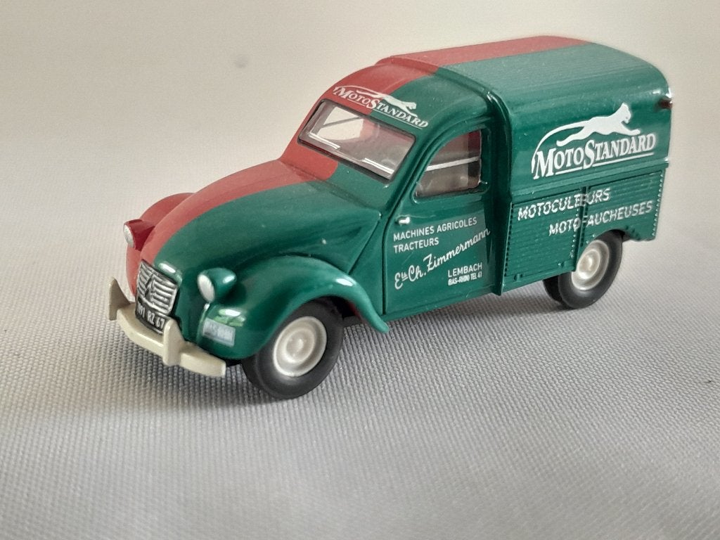 Citroën AK350 besteleend 1:86 van Brekina, Ophalen of Verzenden, Zo goed als nieuw, Auto, Brekina