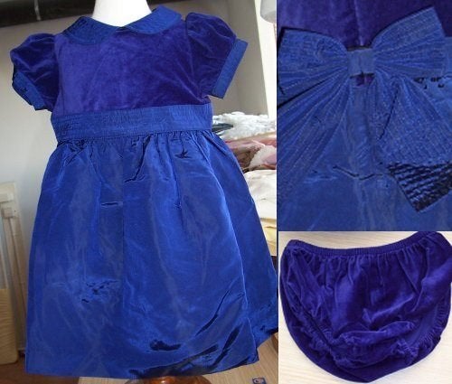 Maat 80 Blauwe Gymboree (feest)jurk + broekje *NIEUW*, Kinderen en Baby's, Babykleding | Maat 80, Meisje, Nieuw, Ophalen of Verzenden