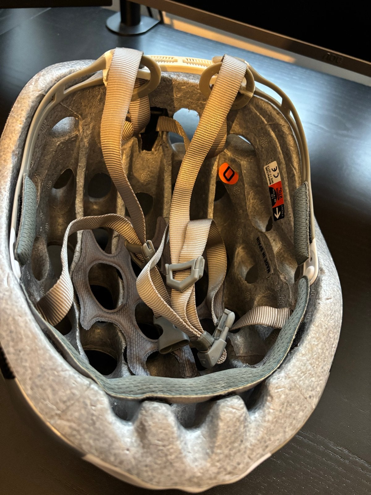 Catlike Whisper Plus Fietshelm - Wit/Zwart Carbon, Ophalen, Gebruikt, Overige maten, Heer of Dame