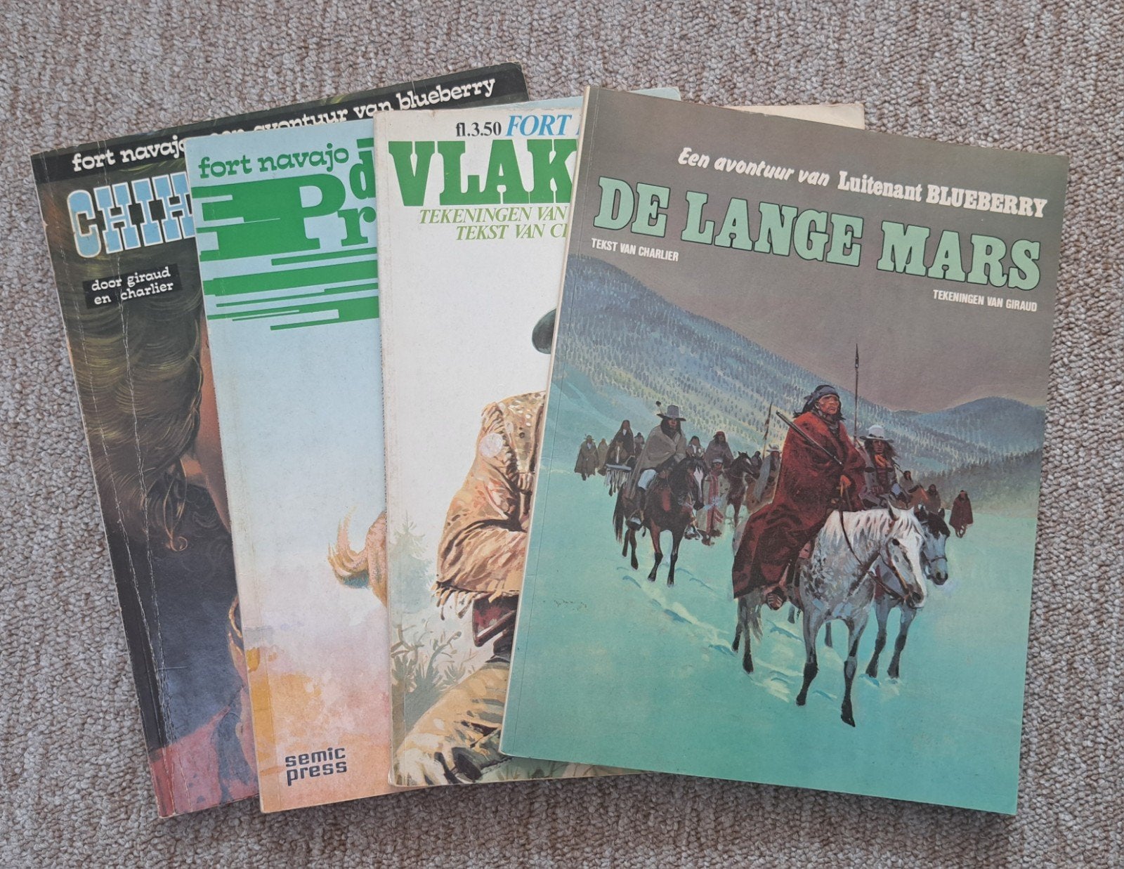 Luitenant Blueberry & Fort Navajo stripboeken, Boeken, Meerdere stripboeken, Ophalen of Verzenden, Gelezen, Charlier en Giraud
