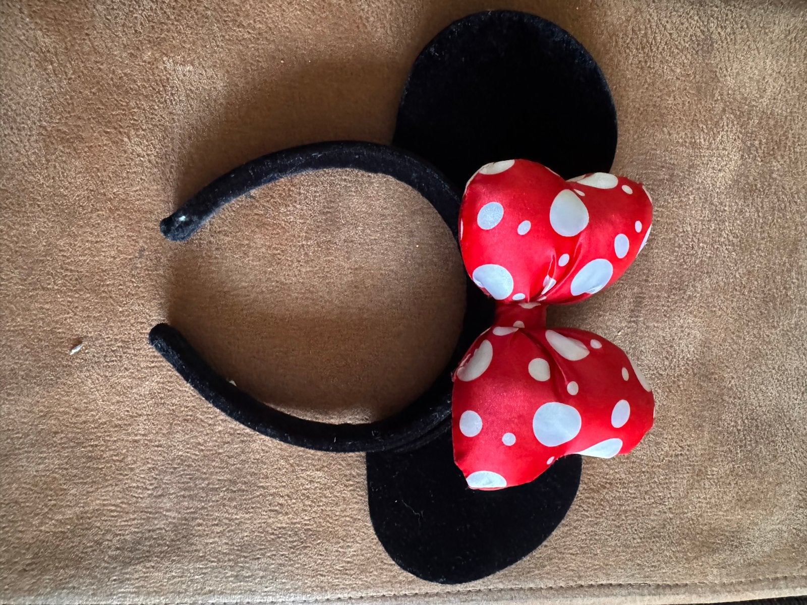 Originele Disney Minnie Mouse Haarband - Zo goed als nieuw, Ophalen of Verzenden, Mickey Mouse, Gebruikt, Kleding of Textiel