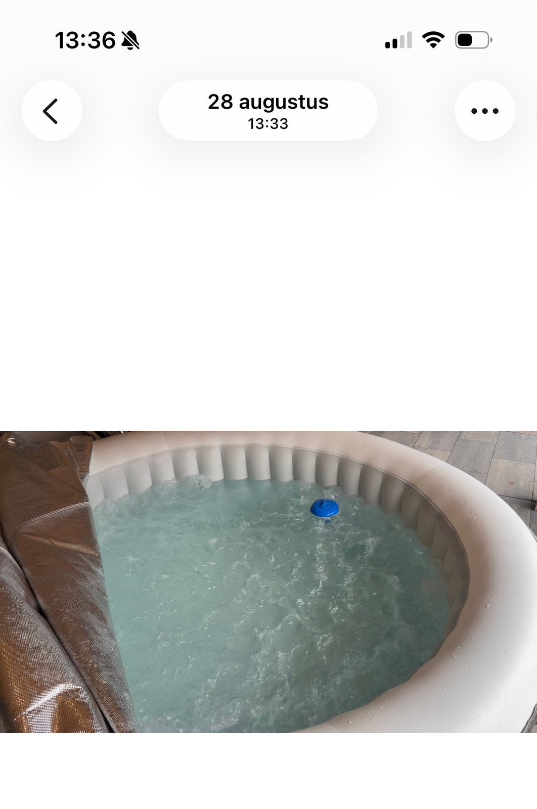 Zeer nette en goeie opblaasbare jacuzzi, Tuin en Terras, Ophalen, Gebruikt, Pomp