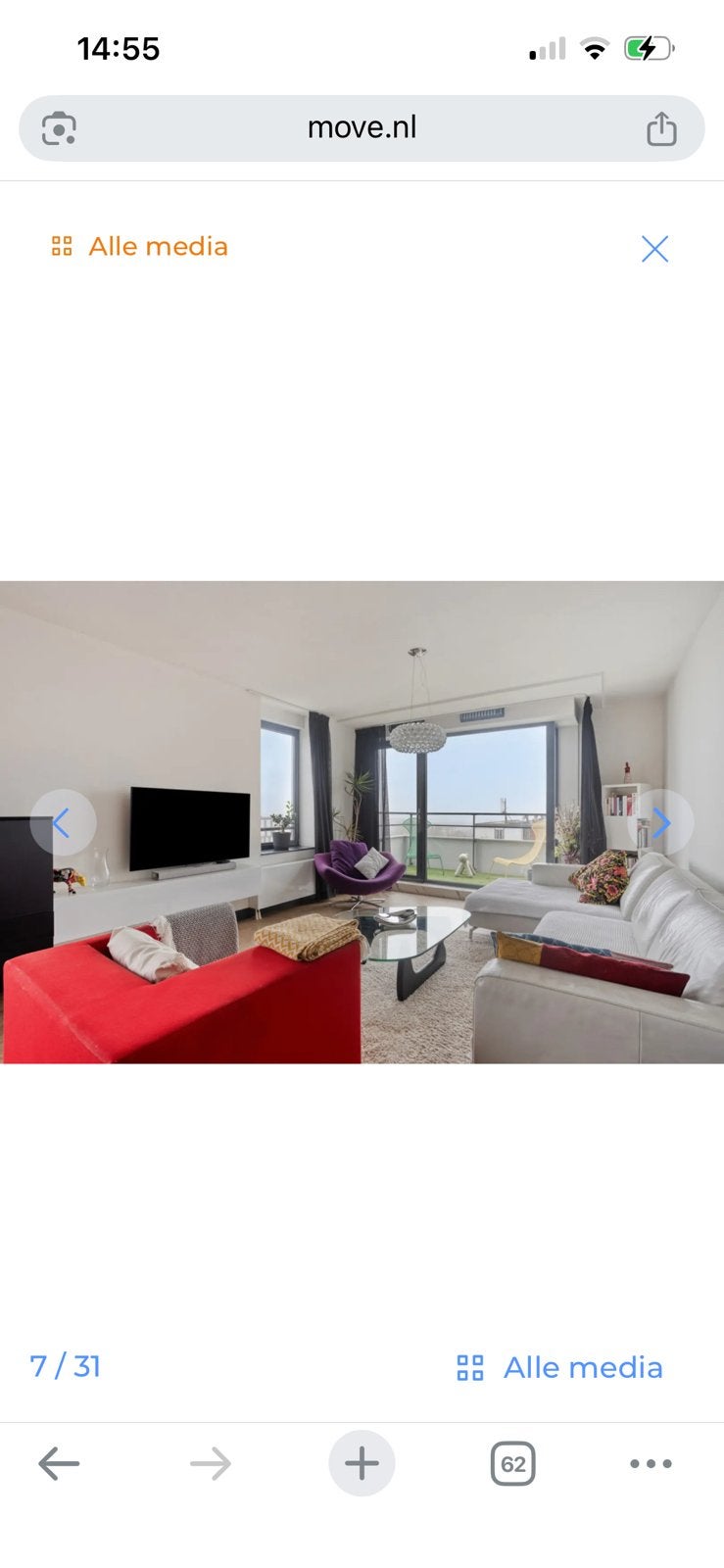 Gratis ophalen Natuzzi bank, Ophalen, Gebruikt, Leer, Modern