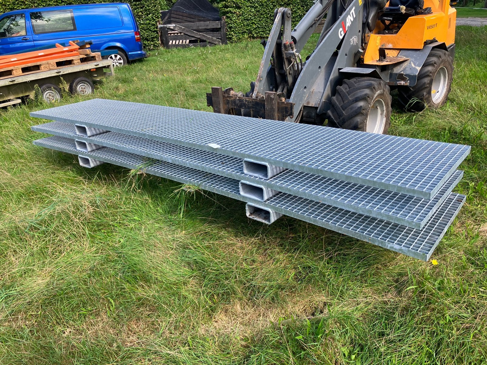 3st. Zware roosters stelling 4x0.8m, Ophalen, Zo goed als nieuw