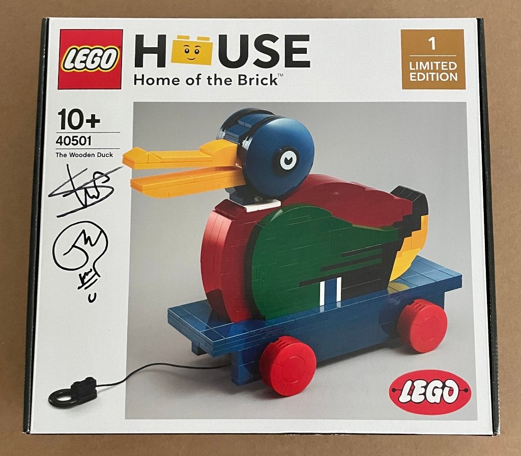LEGO House 40501 - Wooden Duck (SIGNED/NIEUW/SEALED), Overige thema's, Lego, Ophalen of Verzenden, Complete set