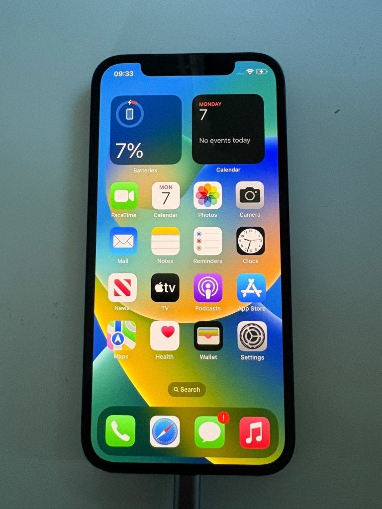 Iphone 12, Telecommunicatie, Ophalen, Zwart, 78 %, Zo goed als nieuw