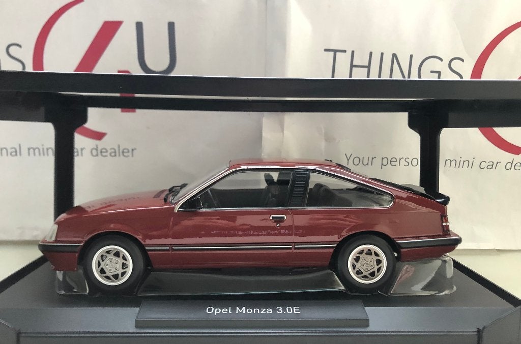 Norev 1:18 Opel Monza 3.0 E 1983 rood metallic nieuw, Ophalen of Verzenden, Nieuw, Auto, Norev