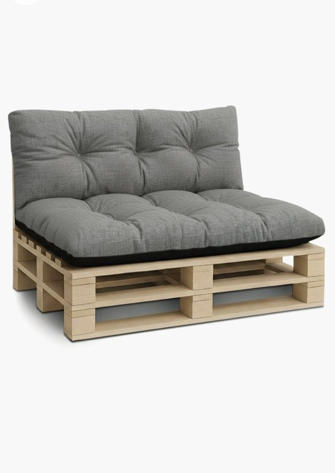 Nieuw Palletbank Zitkussen 120x80 cm Grijs, Ophalen, Nieuw, Grijs, Zitkussen