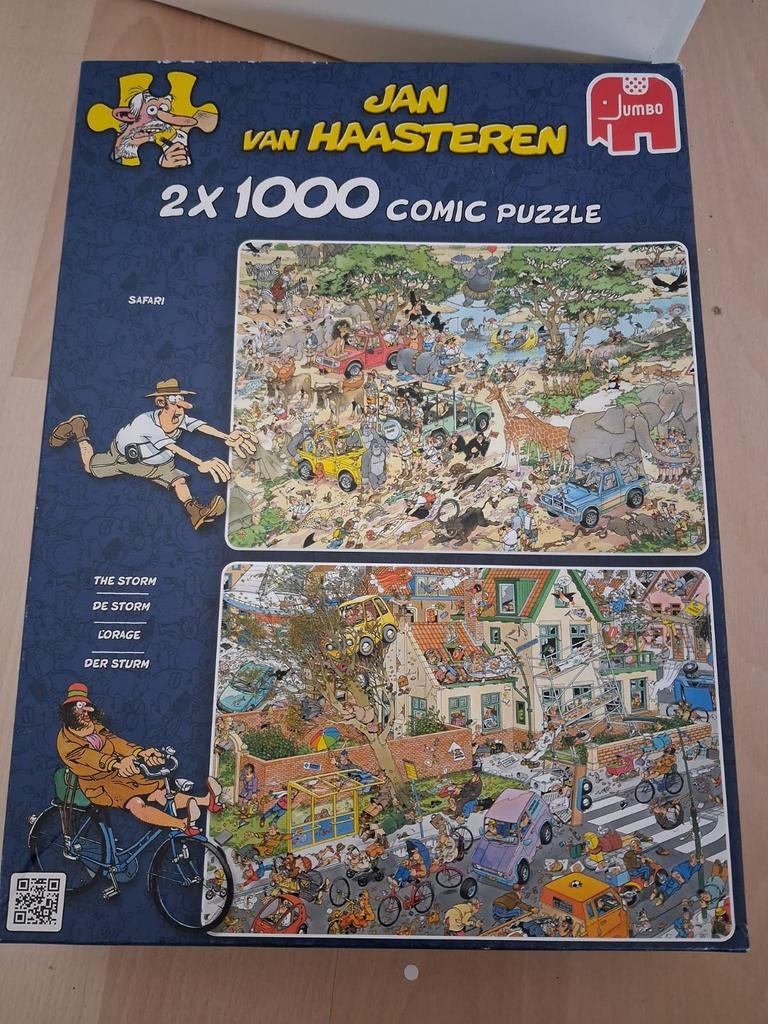 Jan van Haasteren en D-Toys Puzzels - 3x 1000 stukjes, Hobby en Vrije tijd, Denksport en Puzzels, Ophalen, 500 t/m 1500 stukjes