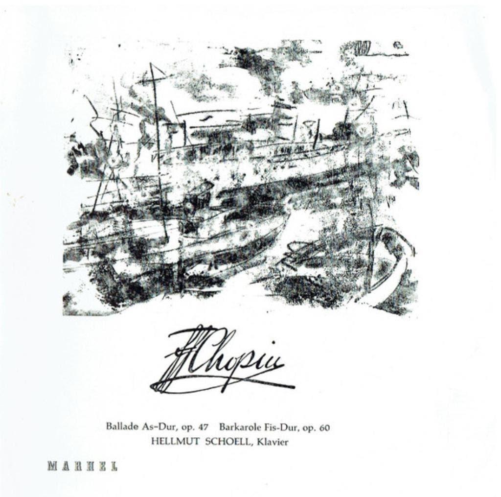 Chopin Hellmut Schoell Ballade - Barkarole, Cd's en Dvd's, Vinyl Singles, Ophalen of Verzenden, Zo goed als nieuw, Klassiek