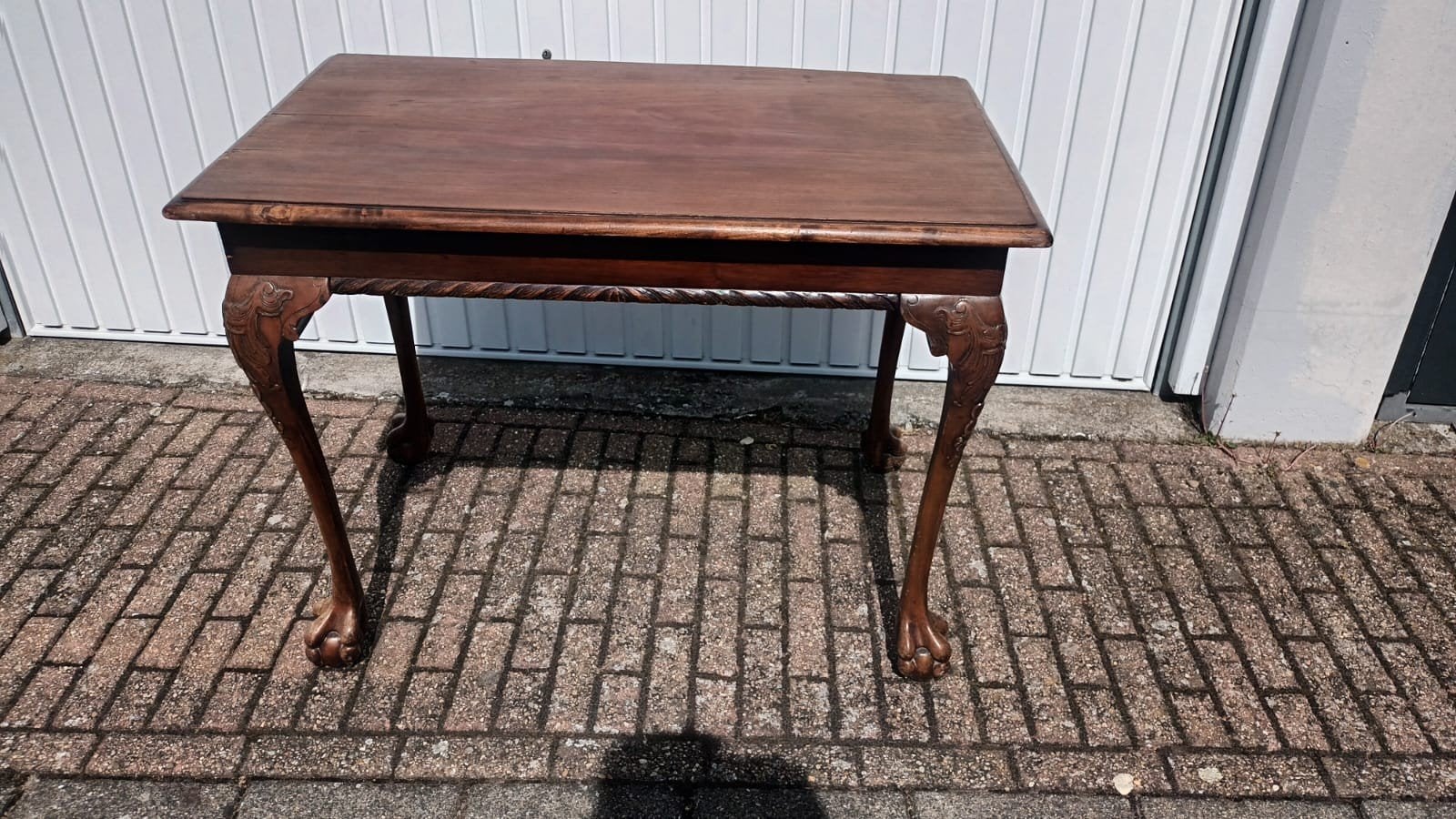 Salontafel in Chippendale-stijl, Ophalen, 100 tot 150 cm, 50 tot 100 cm, Zo goed als nieuw