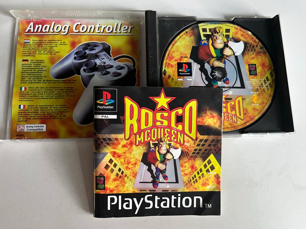 Rosco McQueen Firefighter PS1 PlayStation 1 PAL Compleet, Avontuur en Actie, O, Ophalen of Verzenden, Zo goed als nieuw