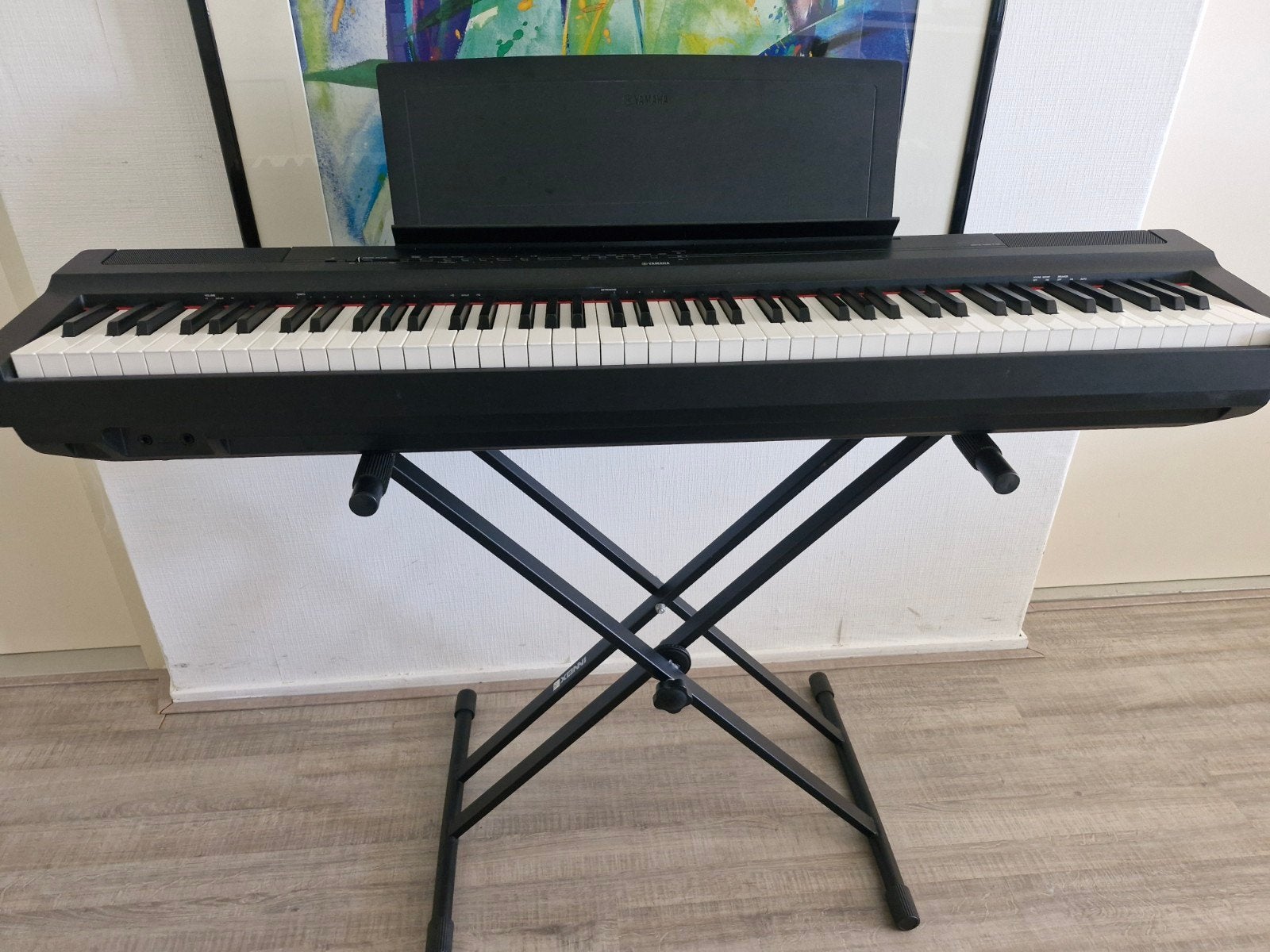 yamaha P-125 digitale piano, Ophalen, Zo goed als nieuw, Zwart