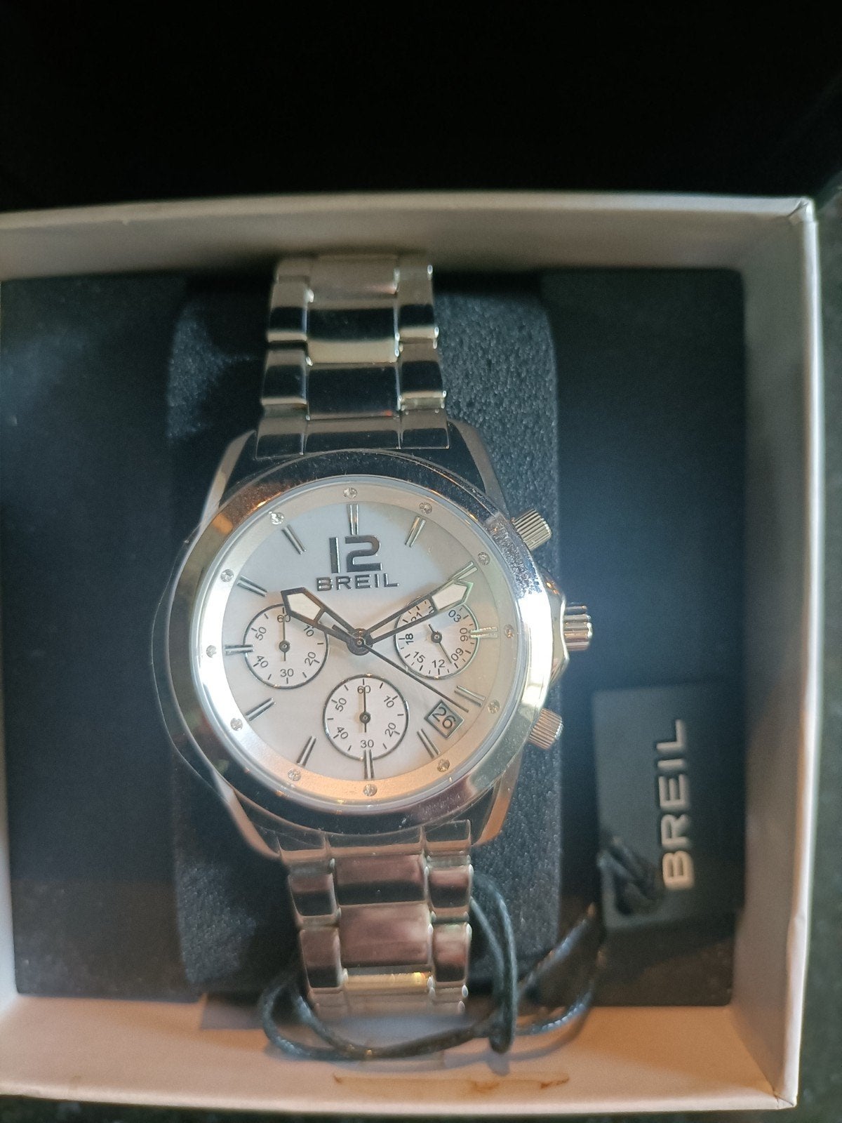 Breil TW1552 dames horloge -  nieuw in doos, Sieraden, Tassen en Uiterlijk, Horloges | Dames, Staal, Staal, Polshorloge, Nieuw