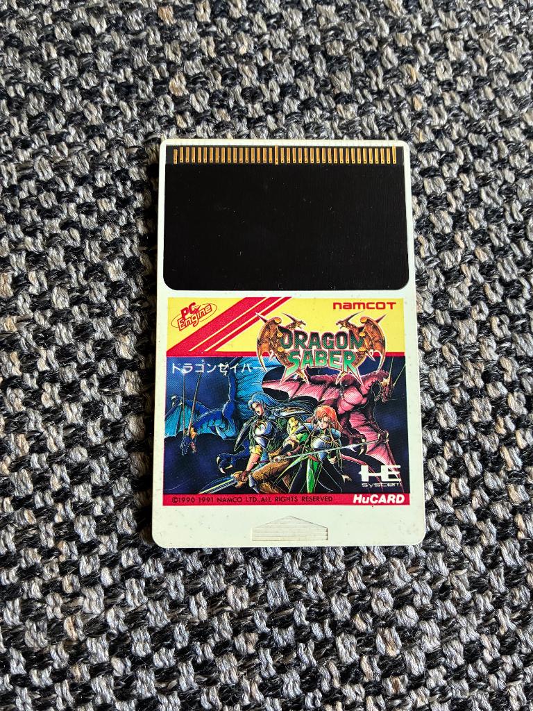 Dragon Saber - PC Engine - huCard, Spelcomputers en Games, Games | Overige, Gebruikt, Shooter, 2 spelers, Ophalen of Verzenden