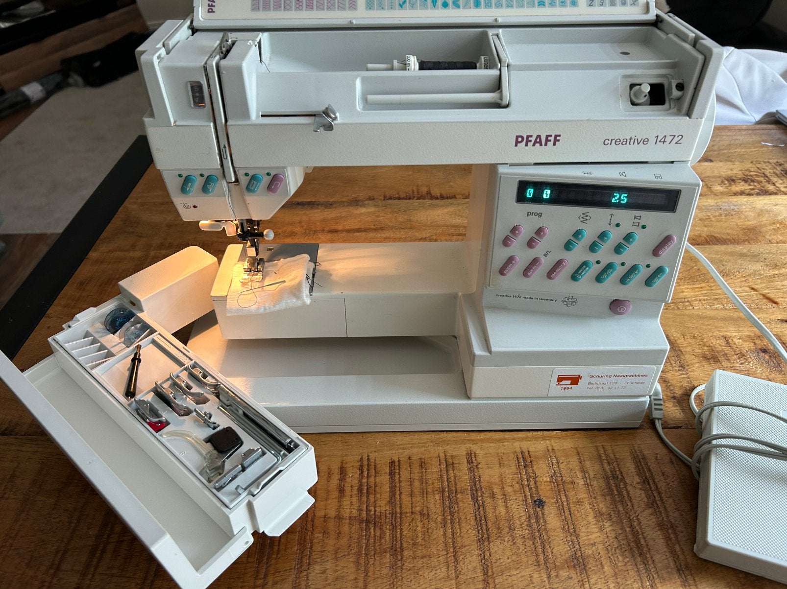 Pfaff  creative 1472 gelimiteerde  jubileum uitgave, Ophalen, Naaimachine, Pfaff