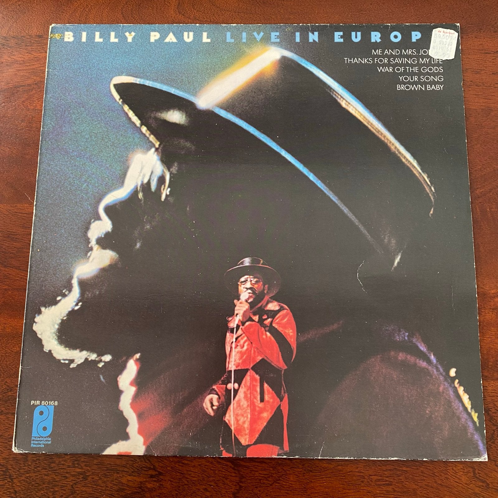Billy Paul - Live in Europe (LP, 1974), Ophalen of Verzenden, Gebruikt, 12 inch