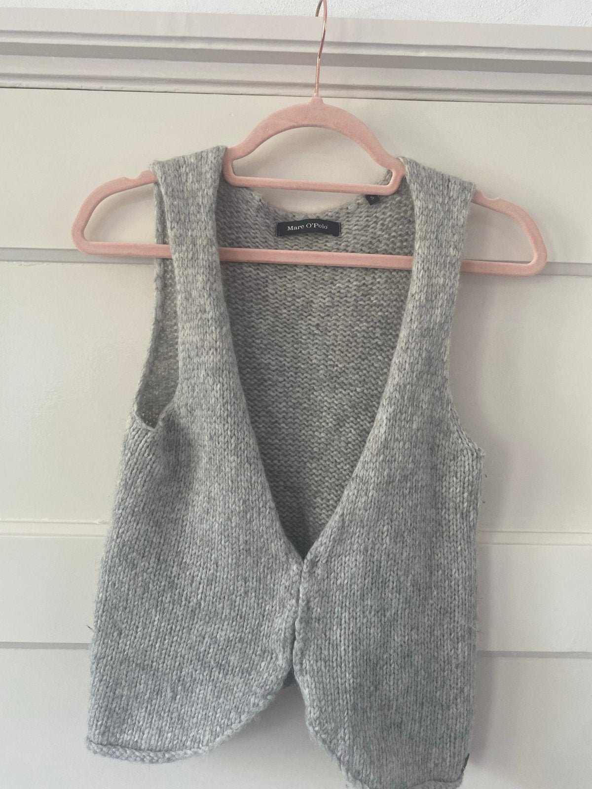 Marc O'Polo gebreid vestje van alpaca wol, maat S, Kleding | Dames, Ophalen of Verzenden, Maat 36 (S), Grijs