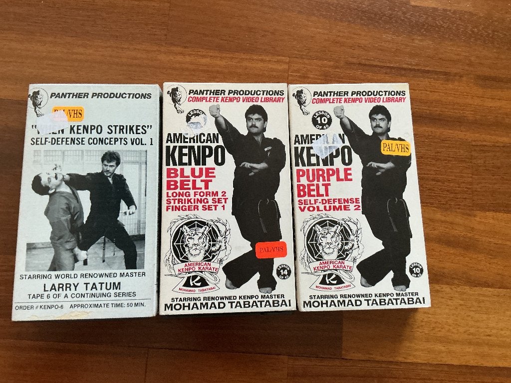 Kenpo karate VHS, Alle leeftijden, Ophalen of Verzenden, Gebruikt
