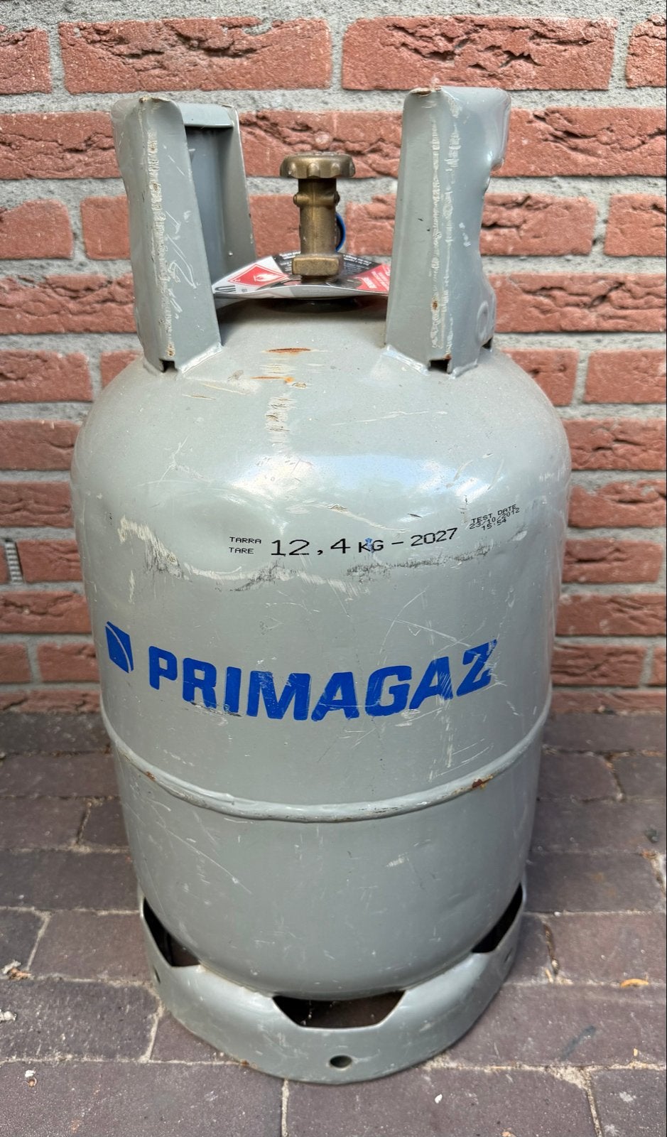 Primagaz gasfles 12,95 kg vulling, Ophalen, Gebruikt