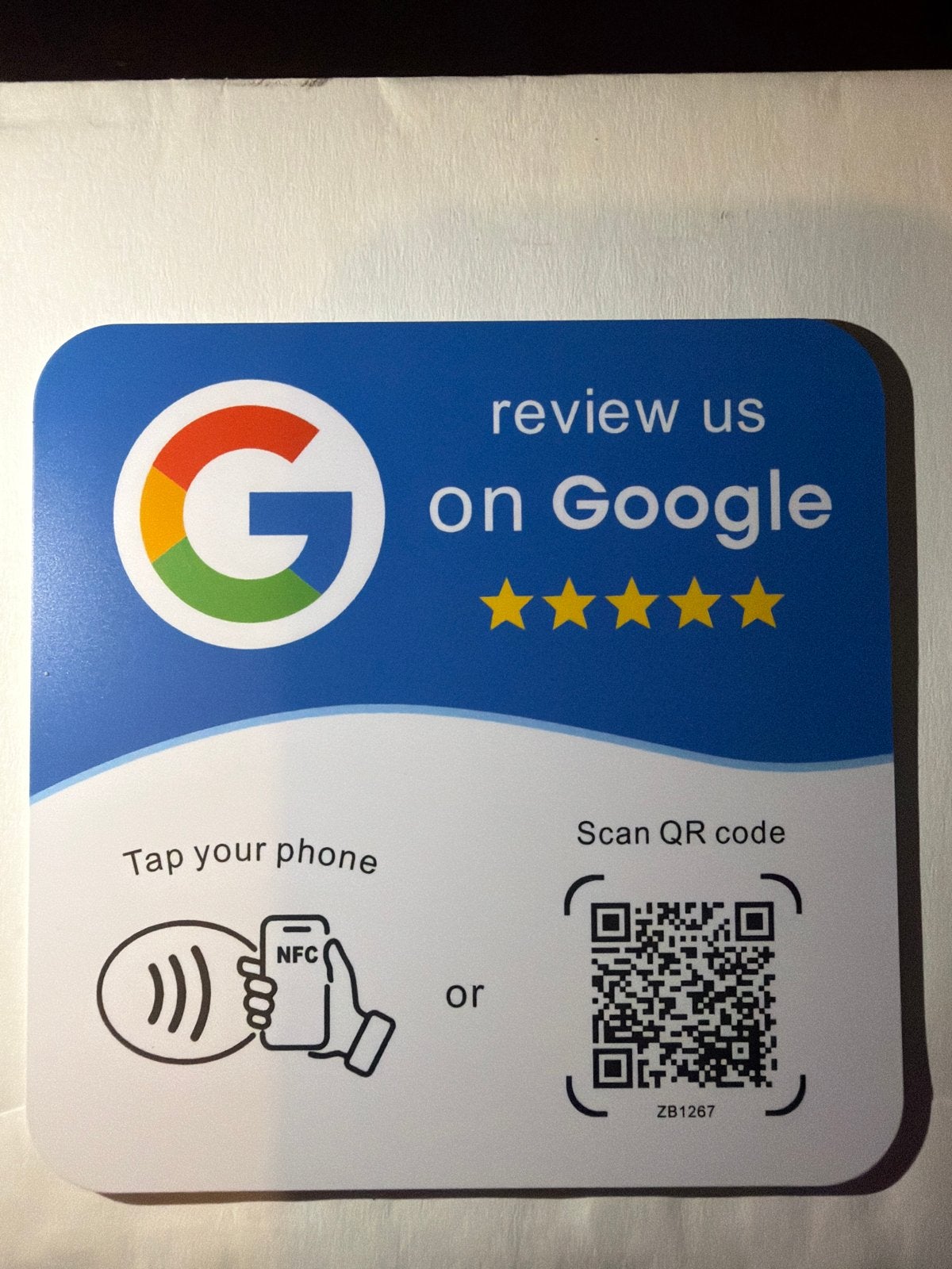1+1 Gratis NFC Google Review Kaart  – Gratis Geprogrammeerd, Computers en Software, Overige Computers en Software, Ophalen of Verzenden