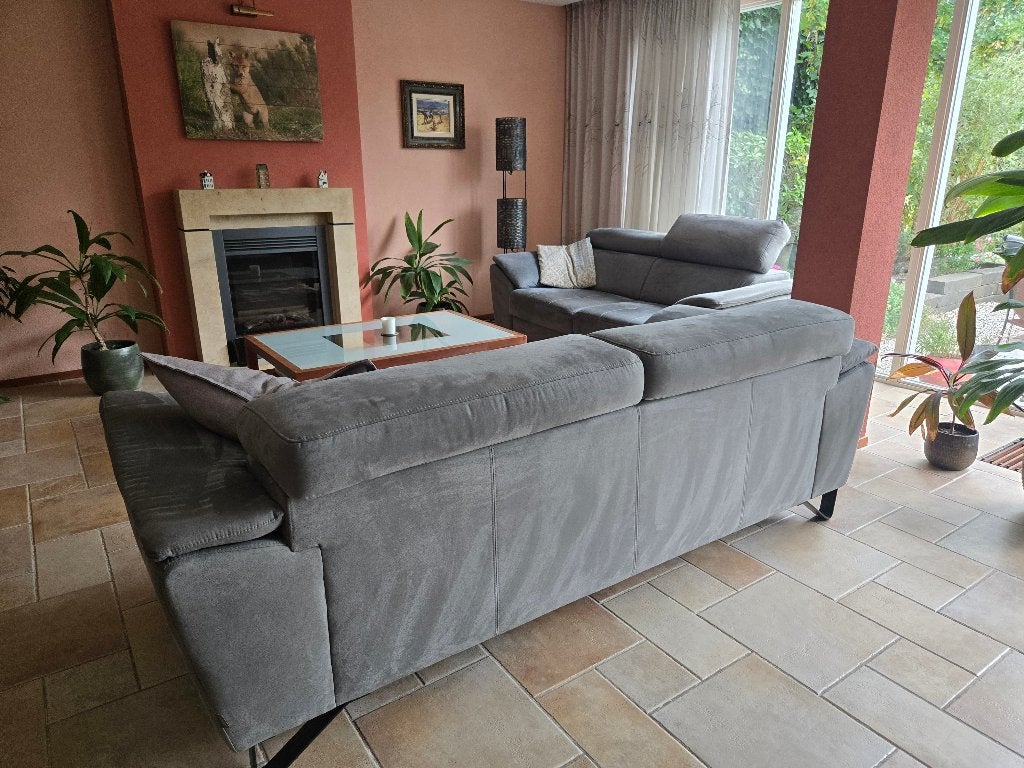 Bankstel in prima staat, Ophalen, 250 tot 300 cm, 75 tot 100 cm, Zo goed als nieuw