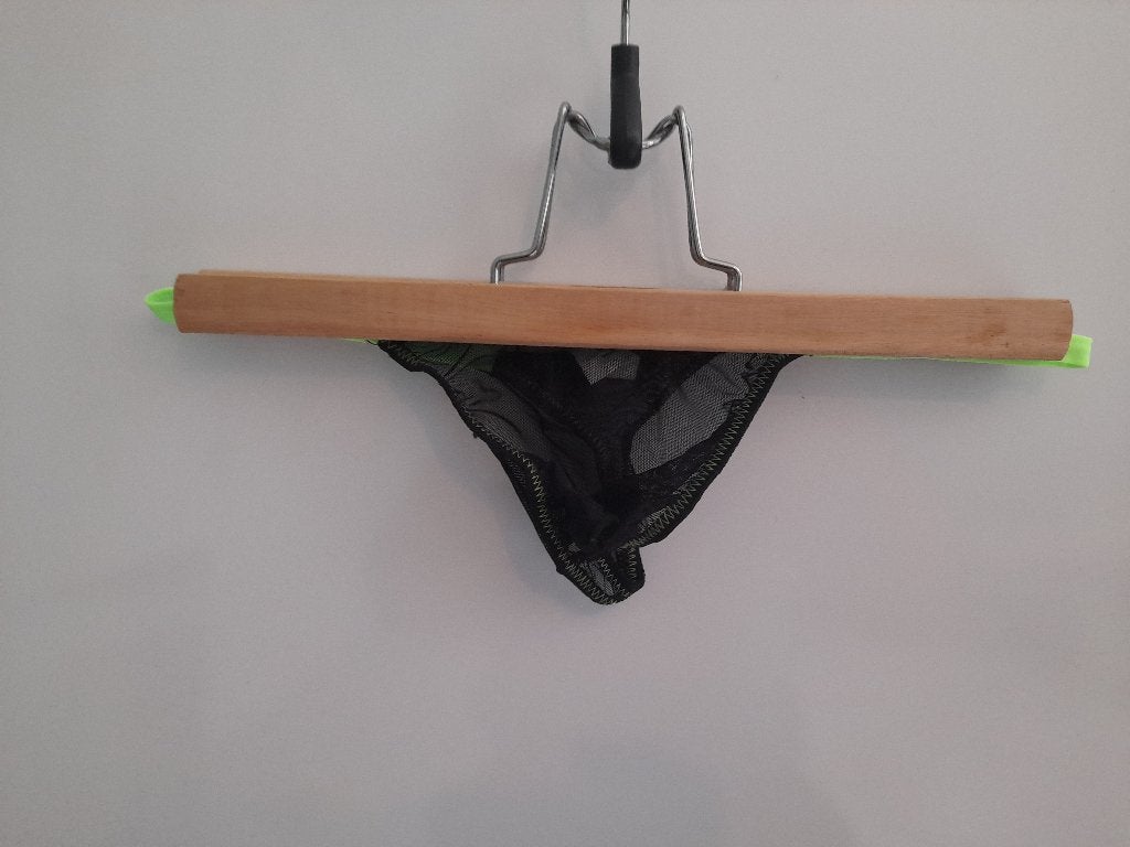 Zwarte Heren String Maat M, Kleding | Heren, Verzenden, Zwart, Slip