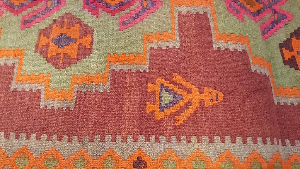 Oosters Harsin kelim 420x195/Perzisch tapijt/Vloerkleed/wol, Www.simatapijten.nl, 150 tot 200 cm, Ophalen of Verzenden, Info@simatapijten.nl