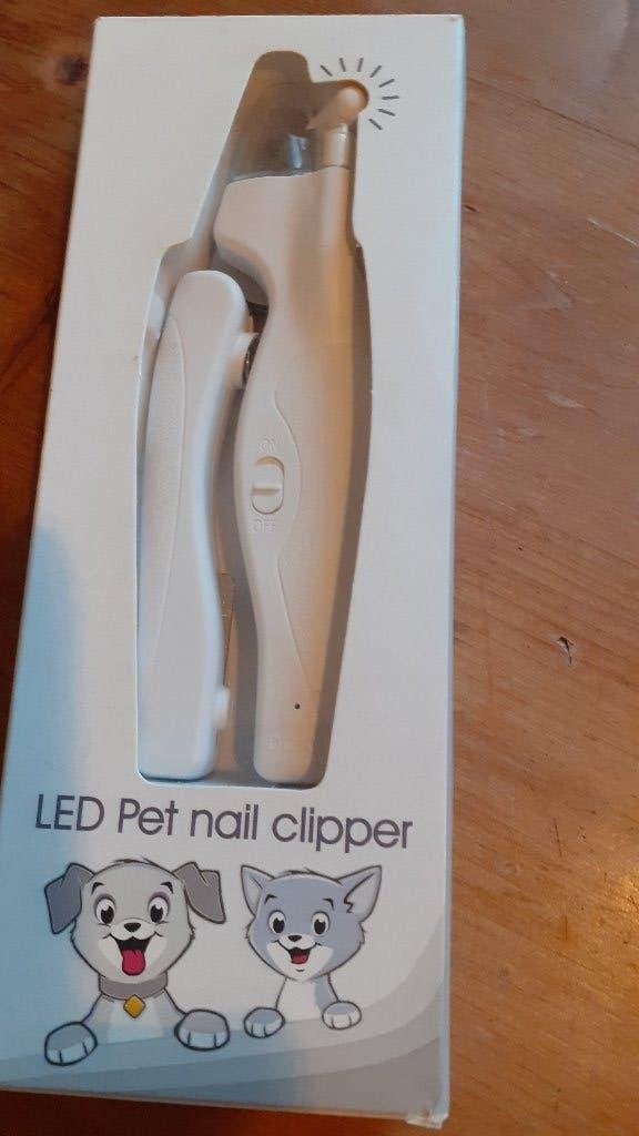 Huisdiernagelknipper (hond-kat) met led lampje, Ophalen of Verzenden, Zo goed als nieuw