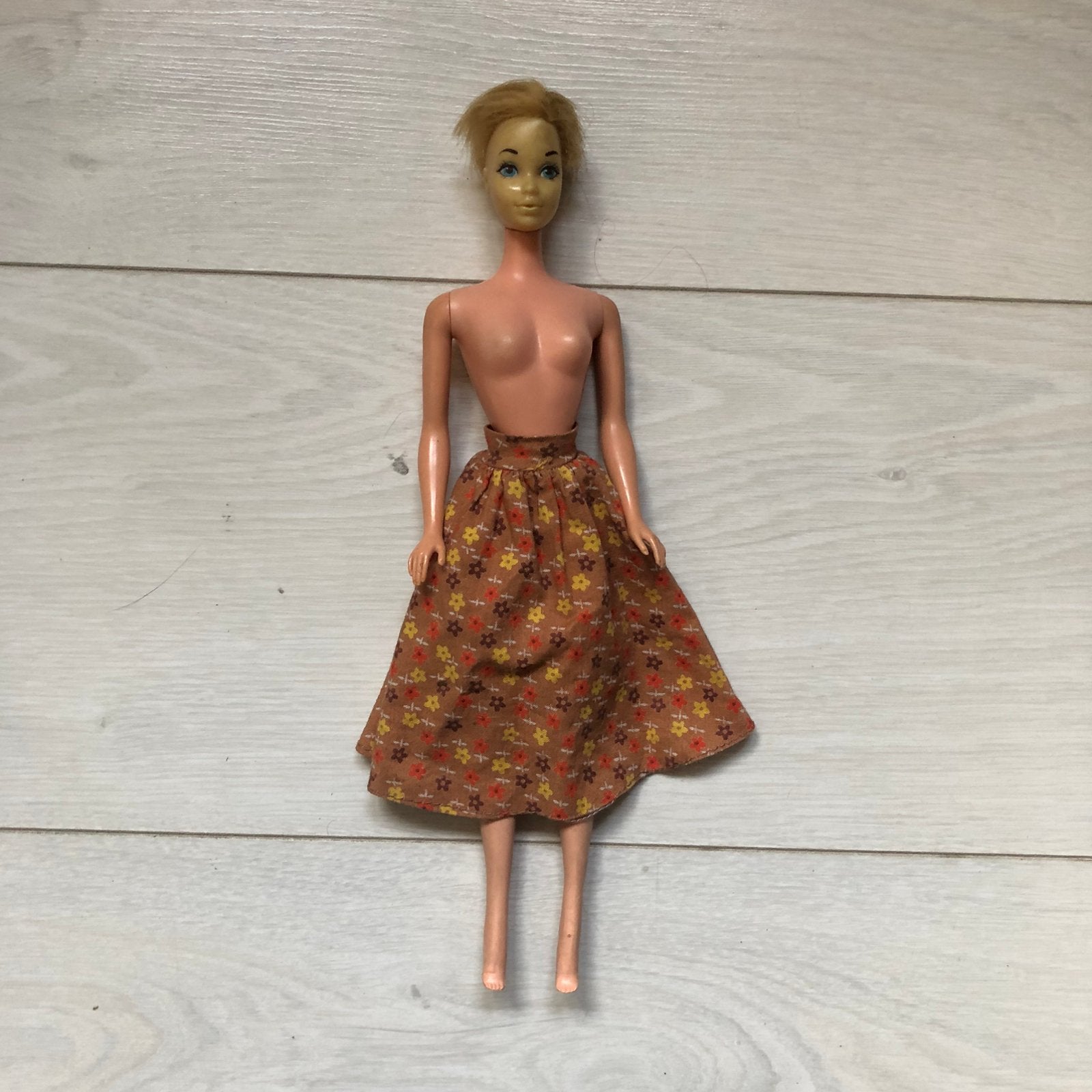 Vintage Barbie pop Mattel jaren 60, Ophalen of Verzenden, Gebruikt, Pop