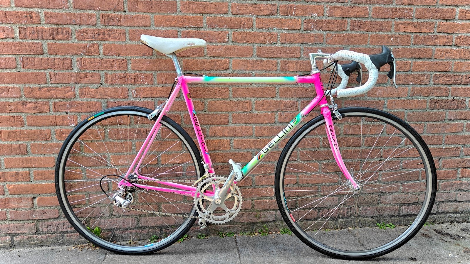 Gellini racefiets Full Campagnolo, Zo goed als nieuw, Meer dan 20 versnellingen, 53 tot 57 cm, Ophalen