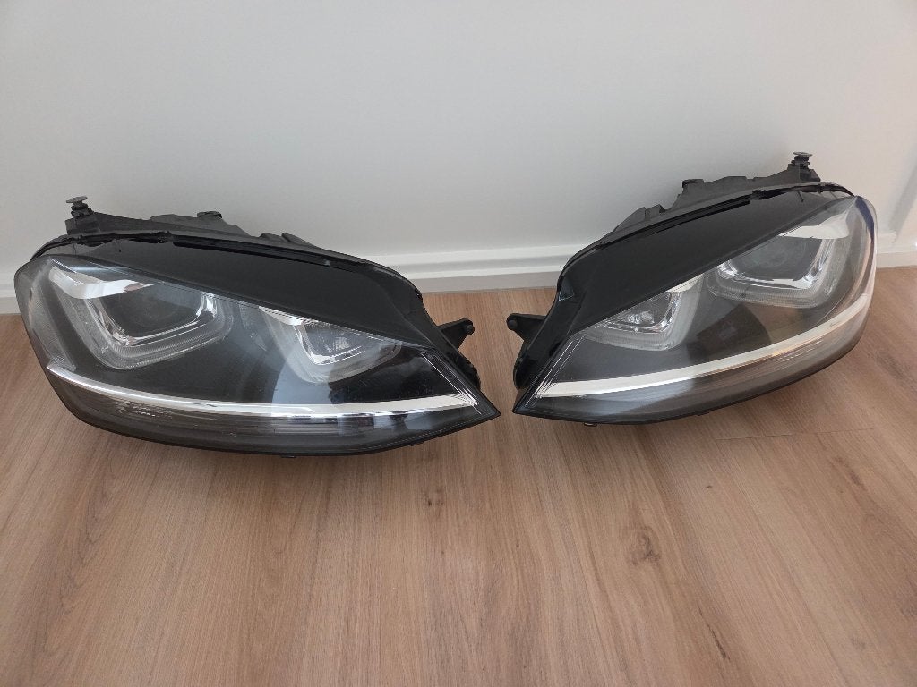 Golf 7 VII xenon koplampen set origineel 5G1941033 5G1941034, Ophalen of Verzenden, Gebruikt