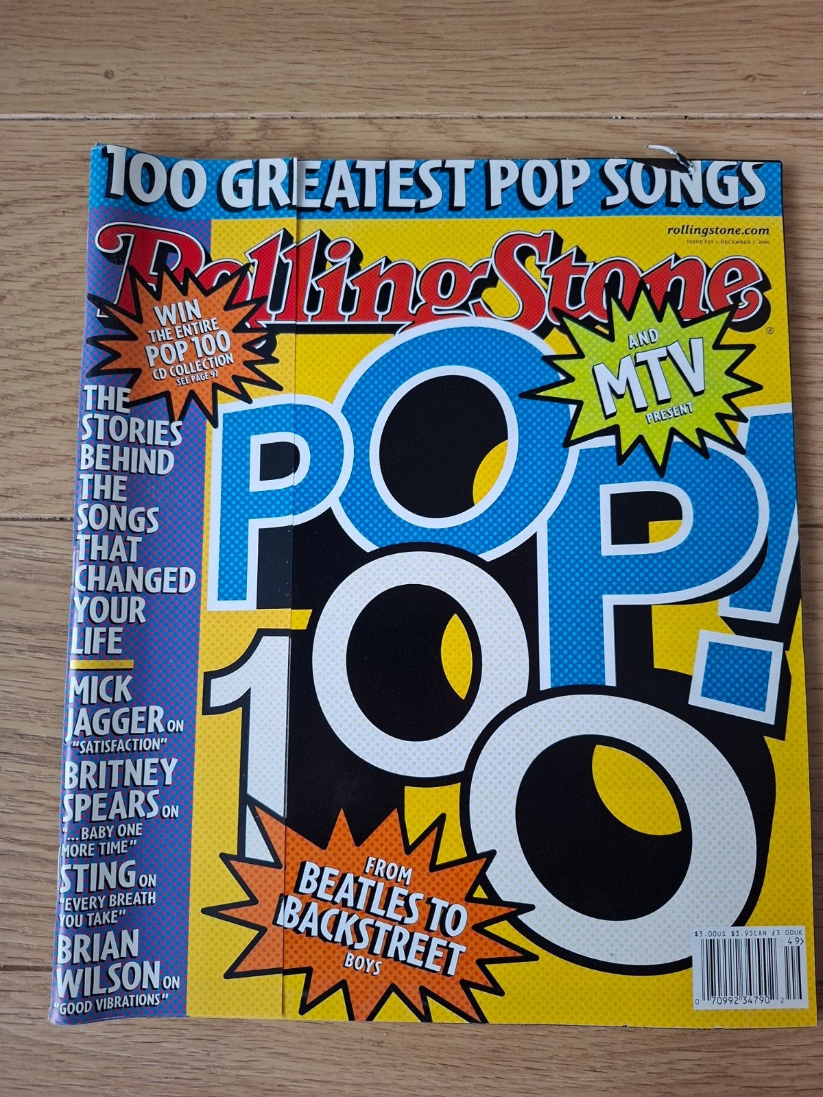 Rolling Stone Magazine - 100 Greatest Pop Songs, Ophalen of Verzenden, Gelezen, Muziek, Film of Tv