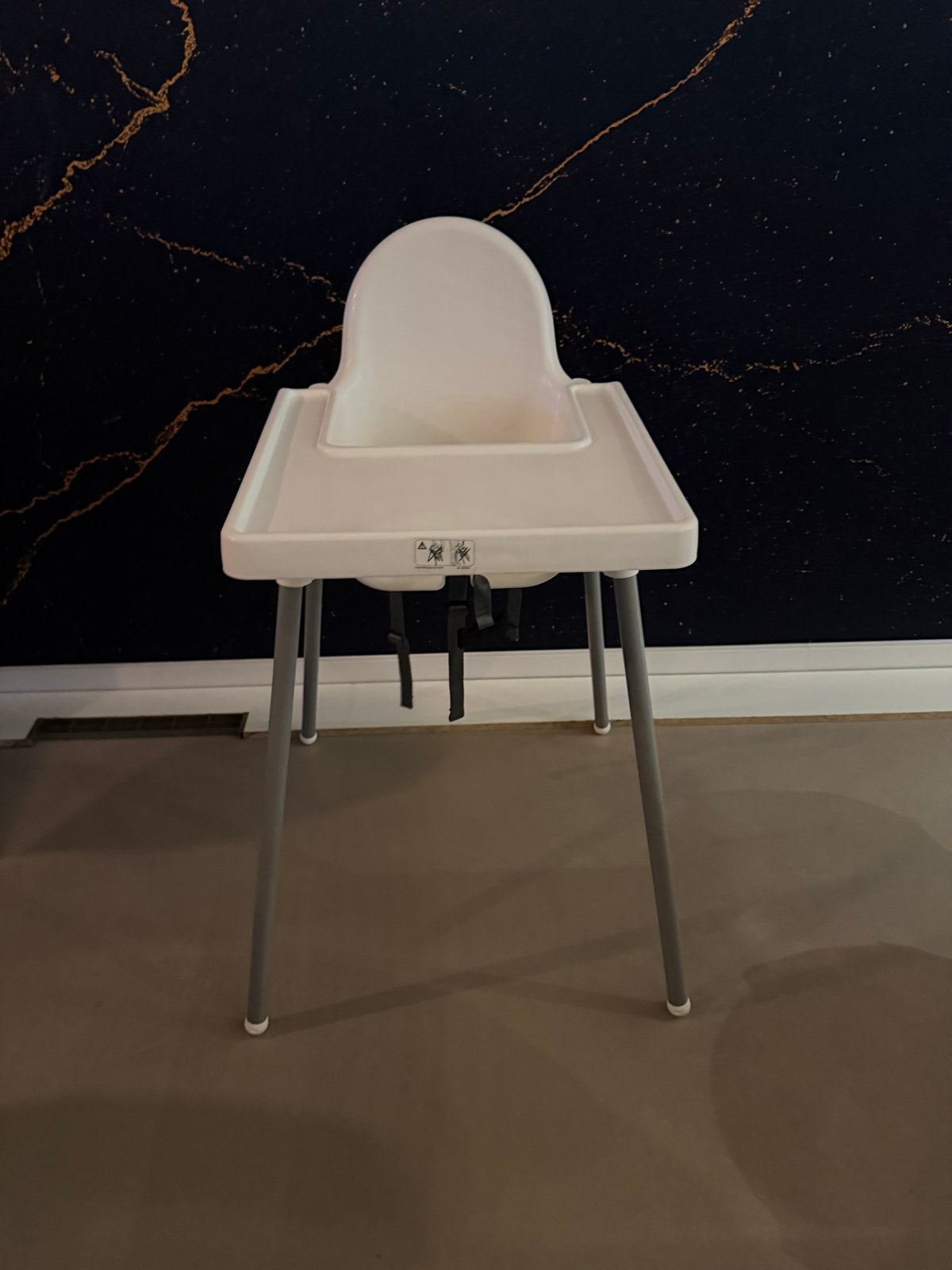 IKEA Antilop kinderstoel met eetblad en gordel, Ophalen, Gebruikt, Overige typen, Afneembaar eetblad