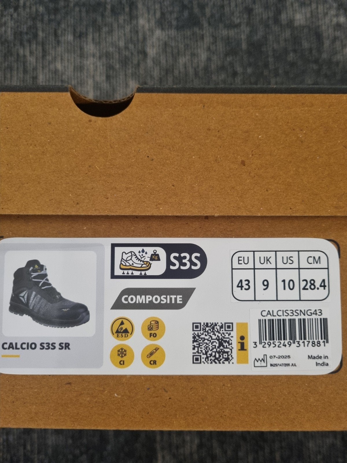 DeltaPlus S3 Werkschoenen Maat 43 Nieuw in doos, Tuin en Terras, Werkkleding, Ophalen of Verzenden, Nieuw, Schoenen, DeltaPlus