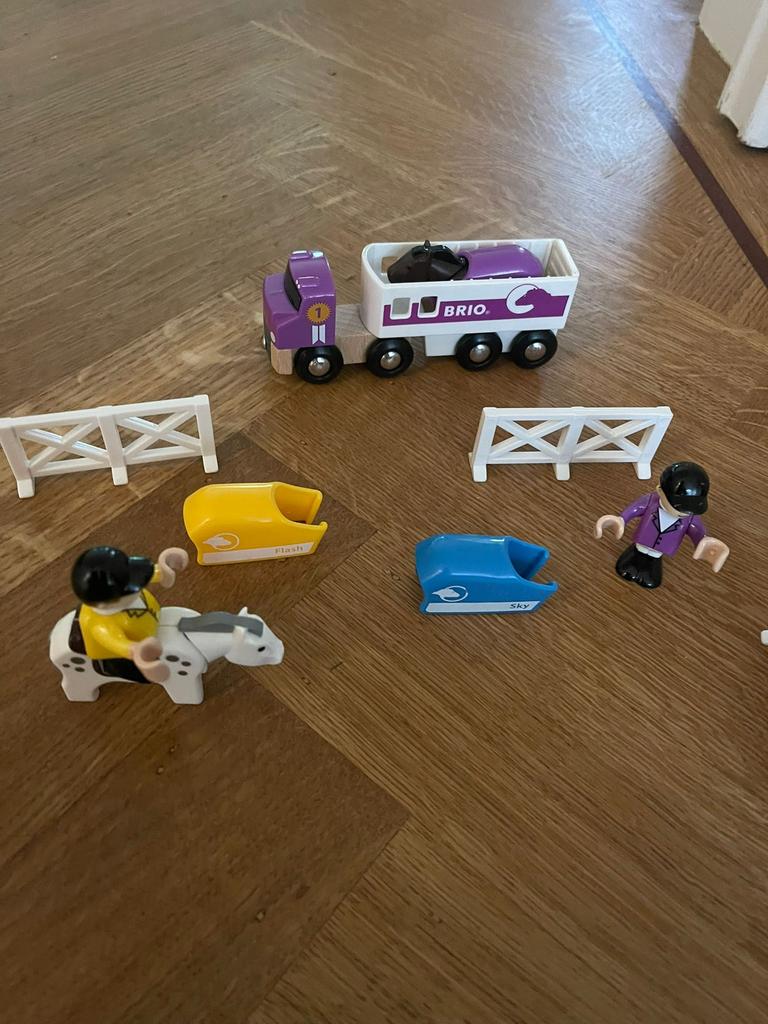 BRIO Grote paardenparcours speelset, €9, zo goed als nieuw!, Ophalen of Verzenden, Zo goed als nieuw