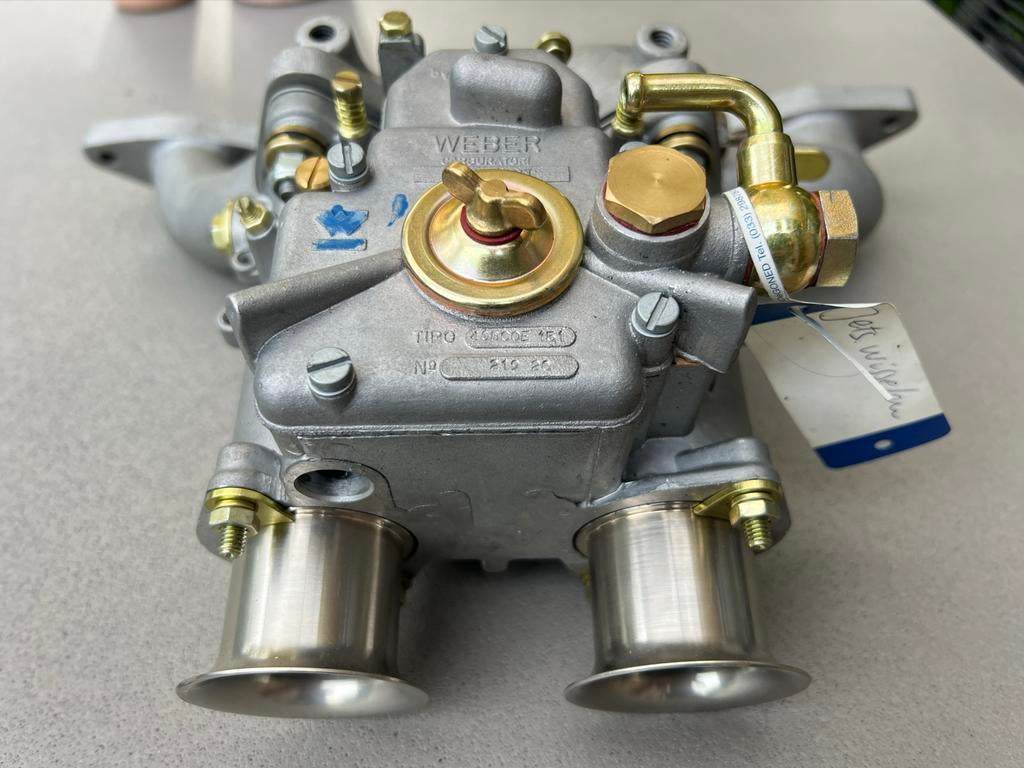 Weber 40DCOE151 Carburateur met Ford Kent Crossflow Spruitst, Ophalen, Gebruikt, Overige automerken