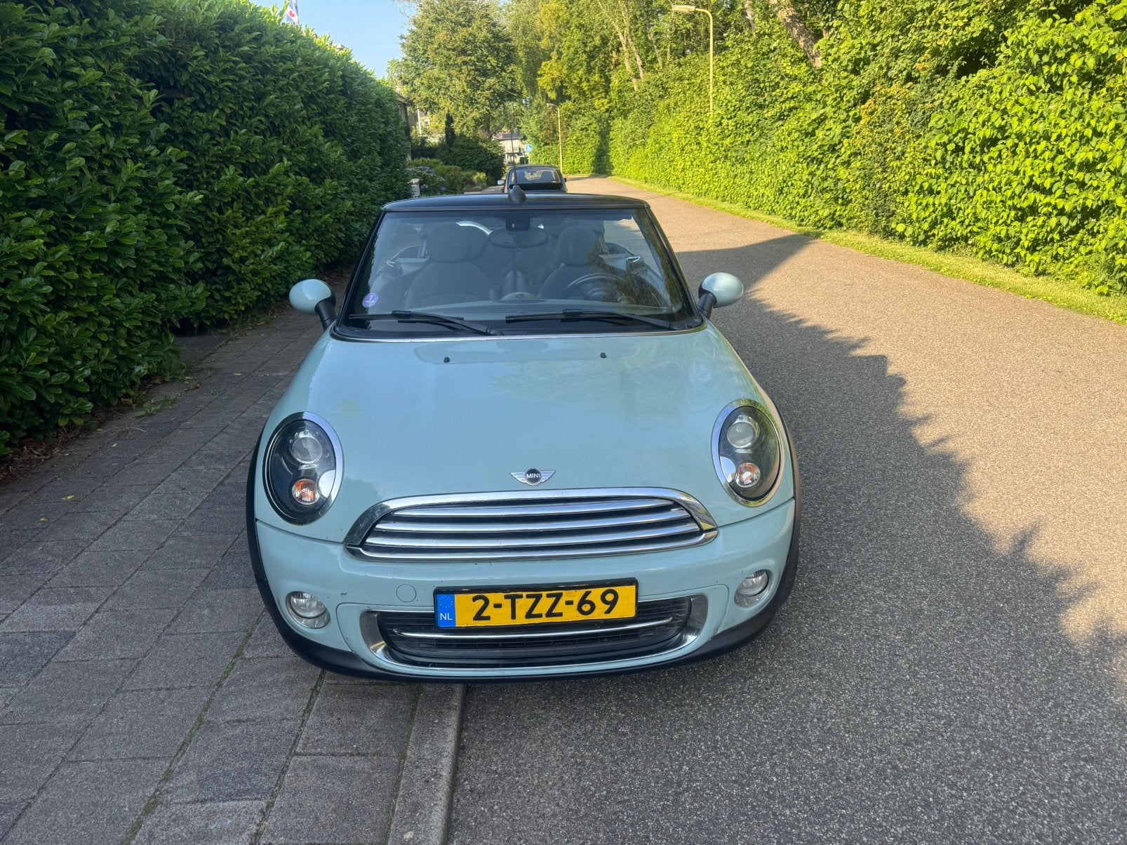 Mini 1.6 Cooper Roadster 2014 Blauw, 4 cilinders, Cabriolet, Origineel Nederlands, Handgeschakeld