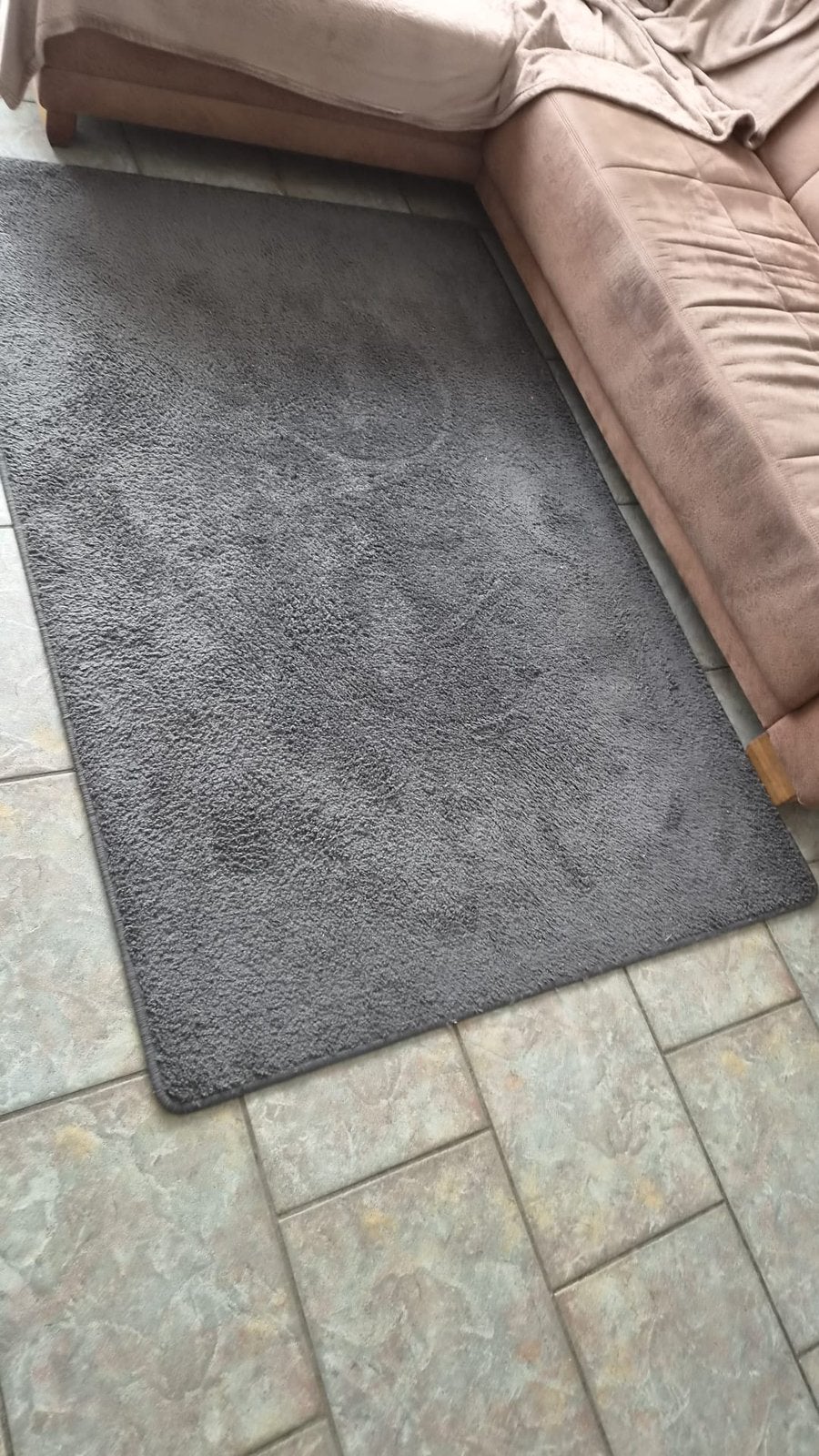 Mat donkergrijs, Zo goed als nieuw, 150 tot 200 cm, Rechthoekig, 50 tot 100 cm