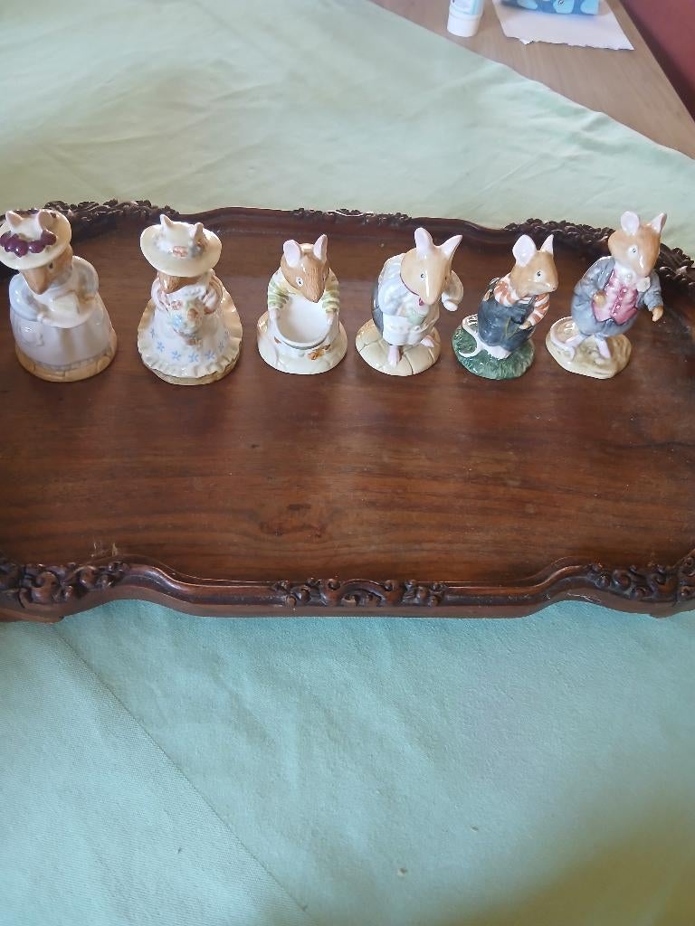 brambly hedge beeldjes royal doulton 6 ex., Verzamelen, Ophalen of Verzenden, Nieuw, Porselein, Beeldje(s)