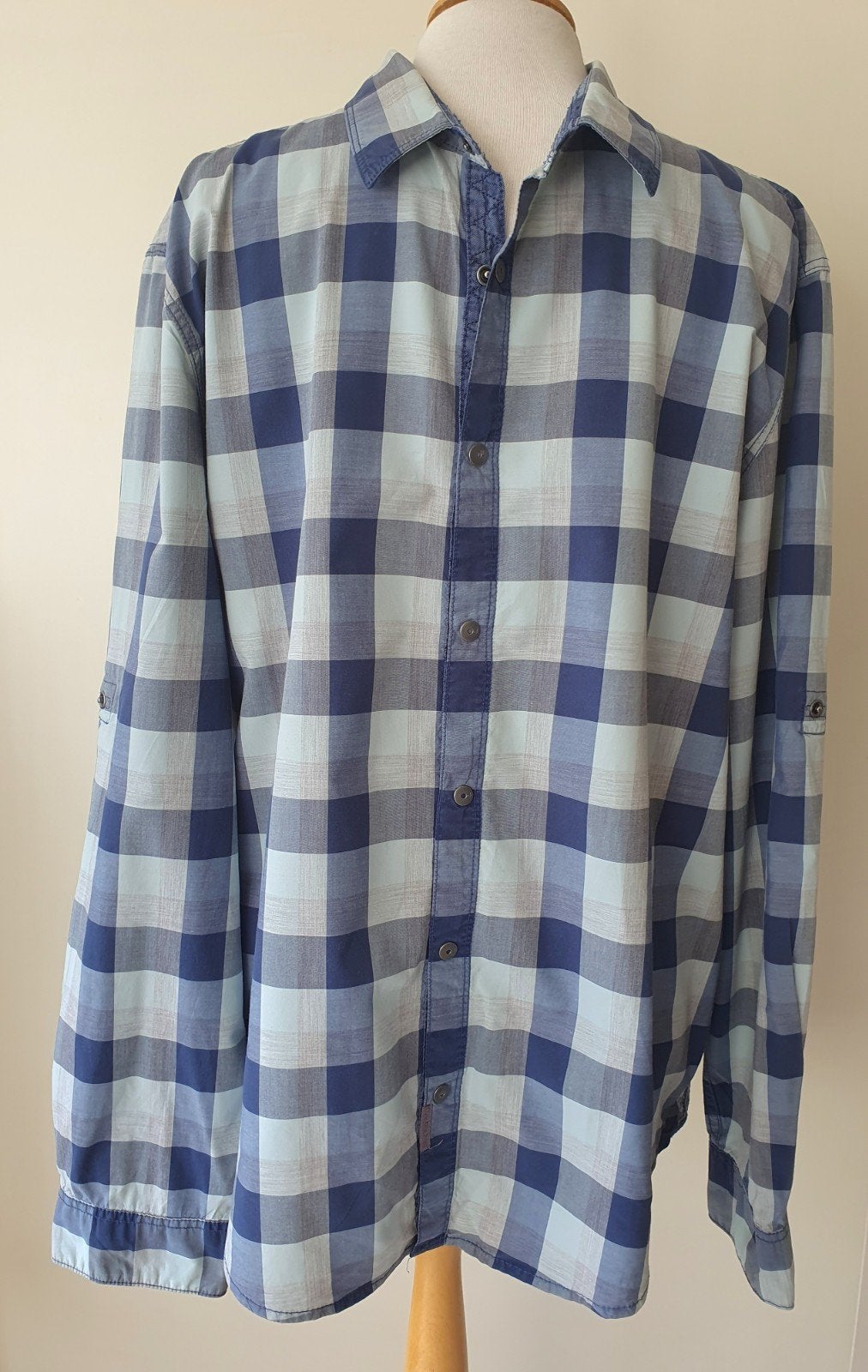 Overhemd Maat L Calvin Klein, Calvin Klein, Blauw, Ophalen of Verzenden, Zo goed als nieuw