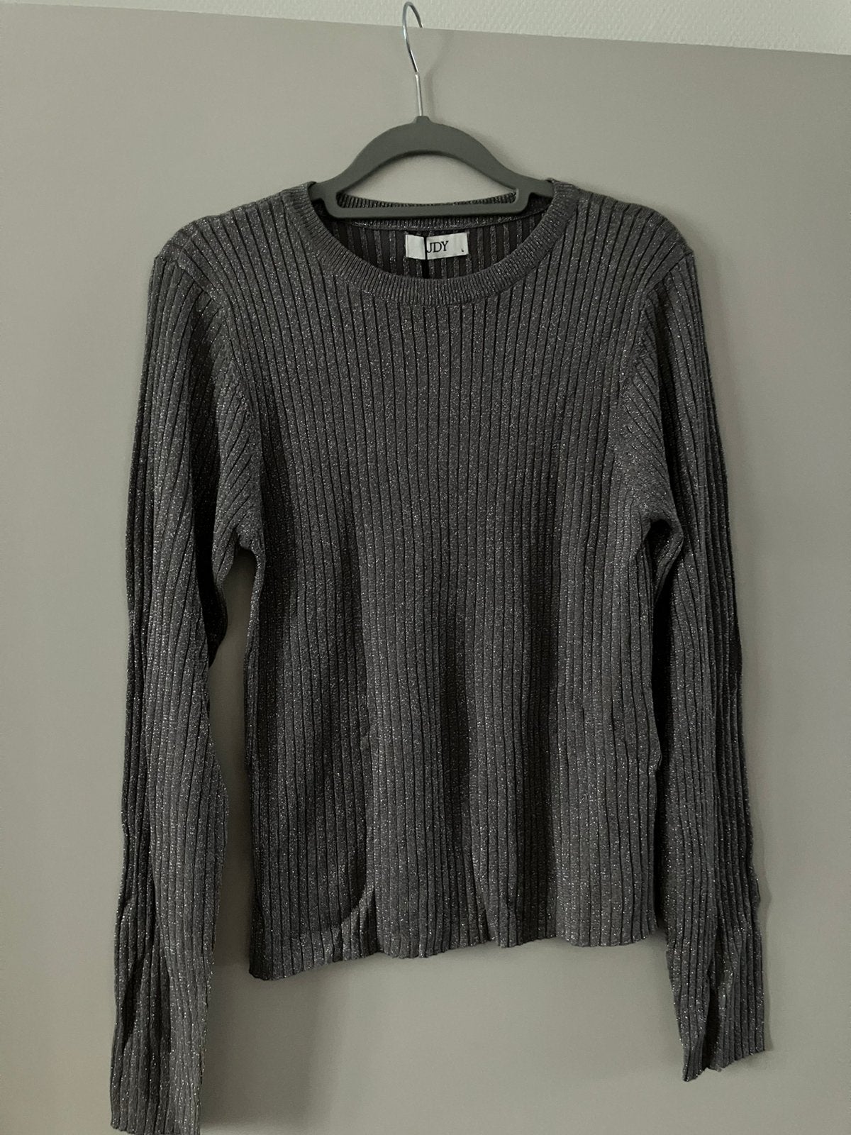 Nieuw/grijs glitter shirt lange mouwen /JDY-L, Maat 42/44 (L), Nieuw, Ophalen of Verzenden, Lange mouw