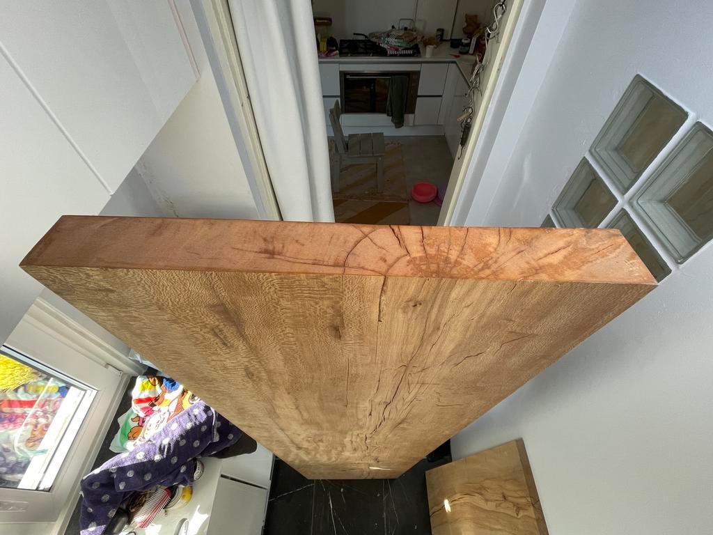 Prachtige plataan geschaafd en recht. Bijzonder stuk, Ophalen, Zo goed als nieuw, 200 tot 250 cm, Plank