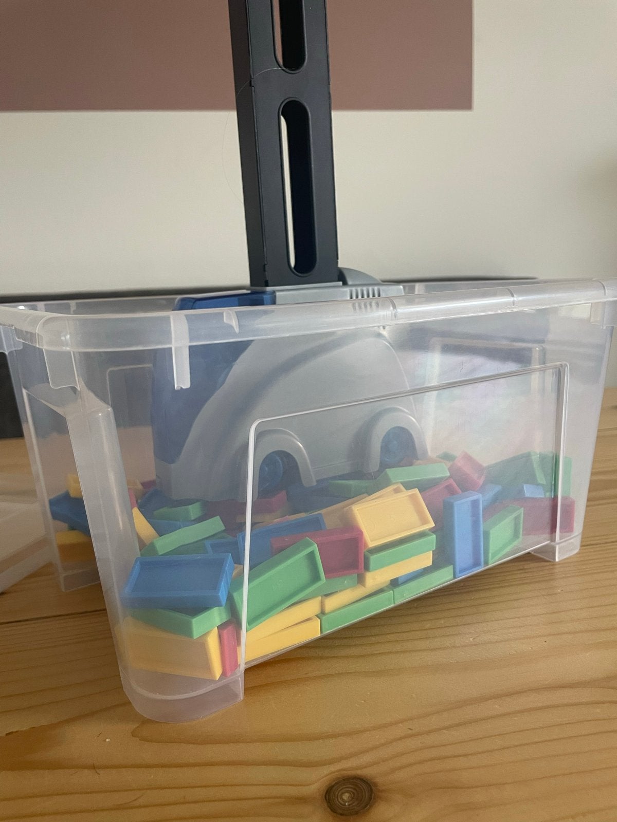 Domino Express trein met dominostenen, Kinderen en Baby's, Ophalen of Verzenden, Gebruikt, Bouwen