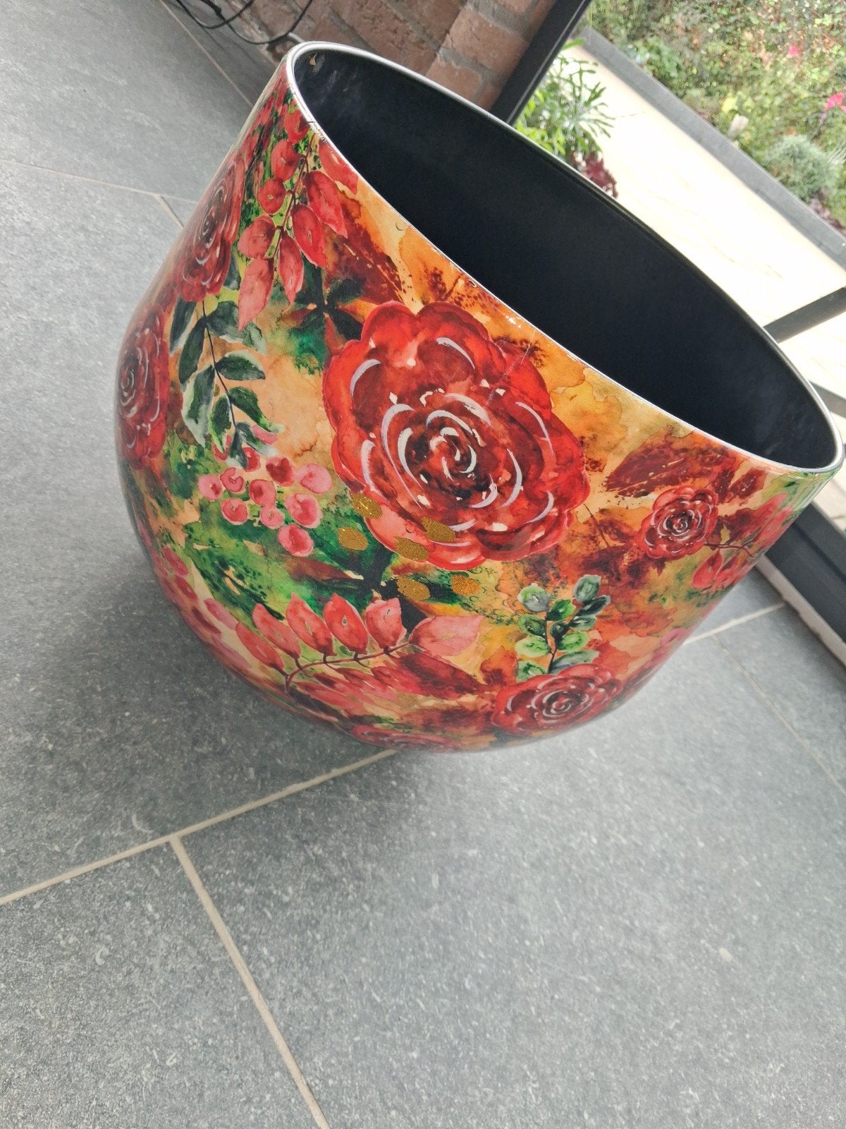 Bloempot Rose Rouge, Tuin en Terras, Ophalen, Kunststof, Minder dan 30 cm, Minder dan 60 cm