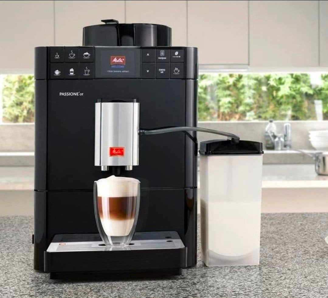 Melitta caffeo passione ot met Melkkan, Ophalen