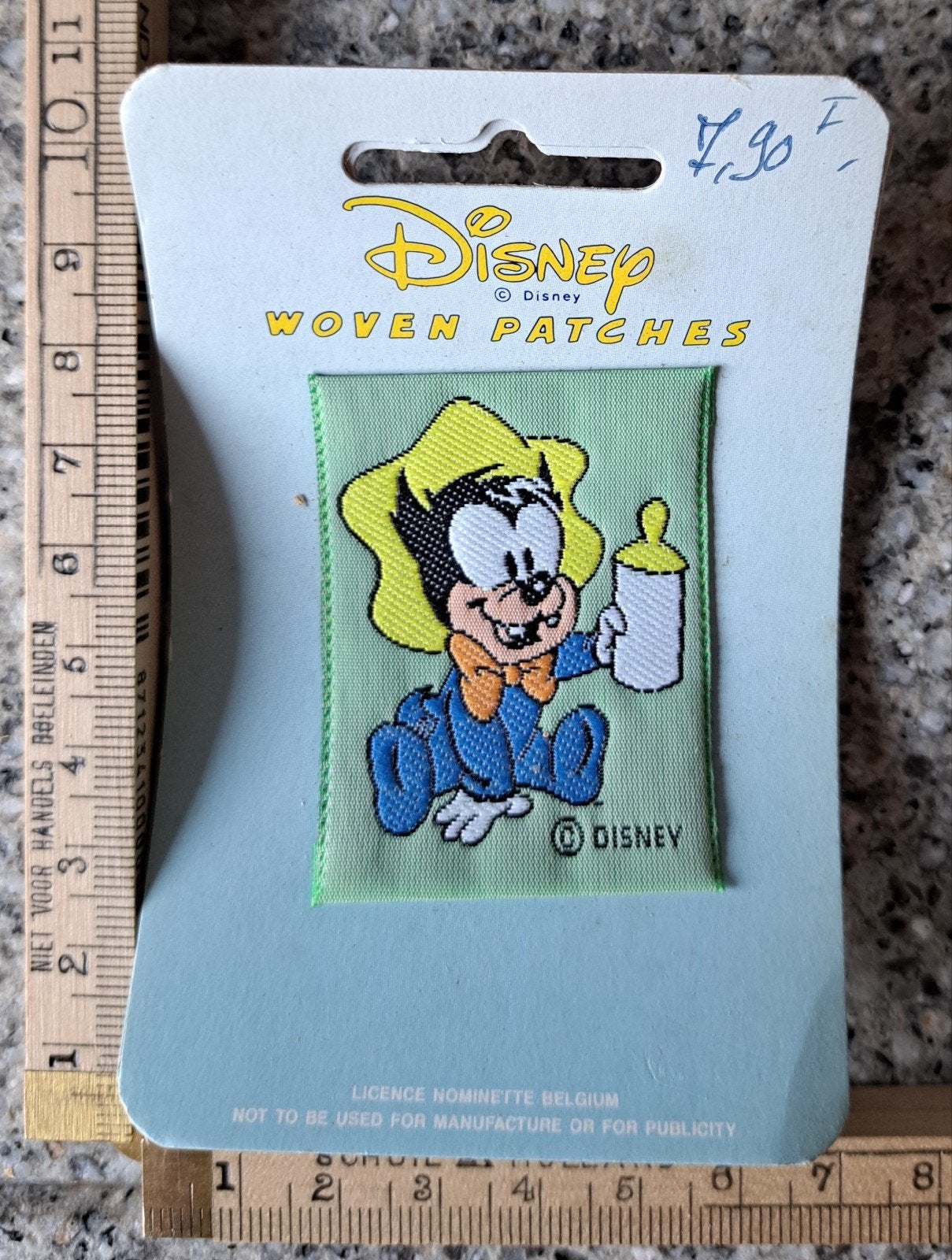 Vintage officiële Disney Baby Goofy duckstad Donald Duck, Ophalen of Verzenden, Goofy of Pluto, Nieuw, Kleding of Textiel